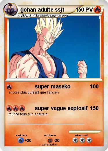 Pokemon gohan adulte ssj1