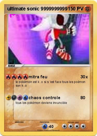 Pokemon ultimate sonic 9999999999