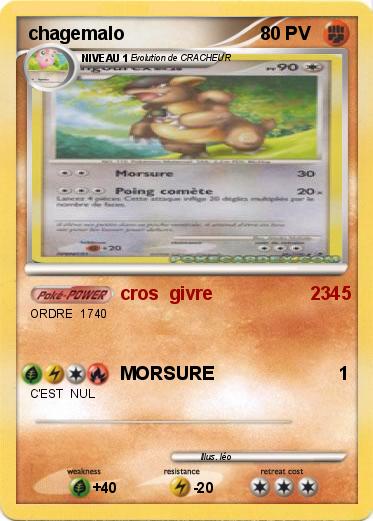Pokemon chagemalo