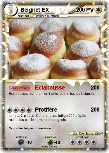 Pokemon Beignet EX