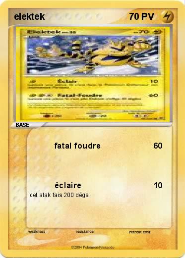Pokemon elektek