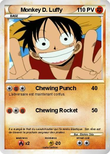 Pokemon Monkey D. Luffy
