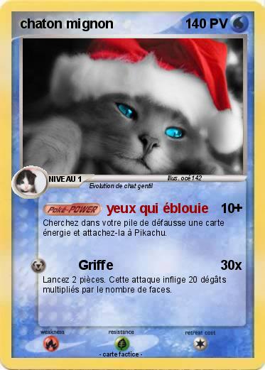 Pokemon chaton mignon