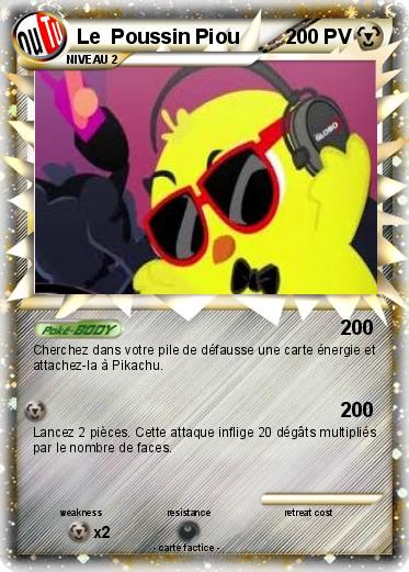 Pokemon Le  Poussin Piou