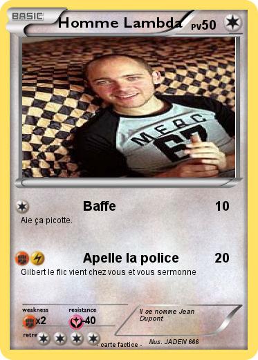 Pokemon Homme Lambda