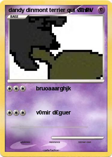 Pokemon dandy dinmont terrier qui v0mir