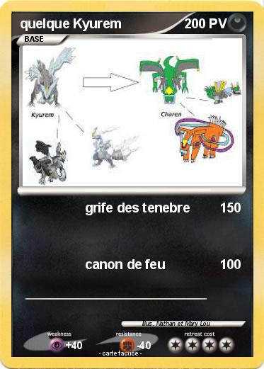 Pokemon quelque Kyurem