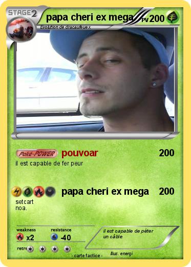 Pokemon papa cheri ex mega