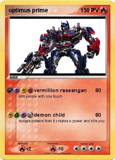 Pokemon optimus prime