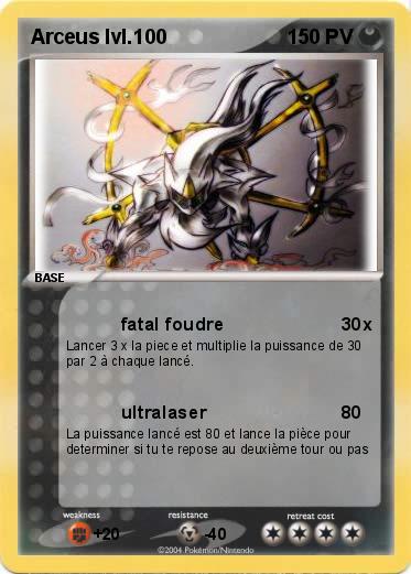 Pokemon Arceus lvl.100