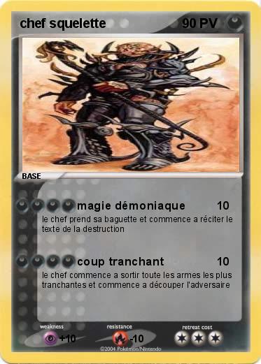 Pokemon chef squelette