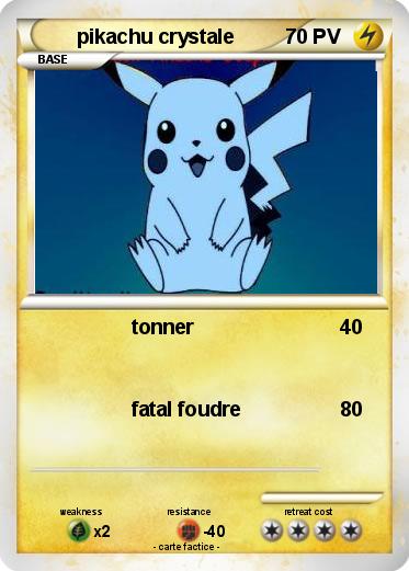 Pokemon pikachu crystale