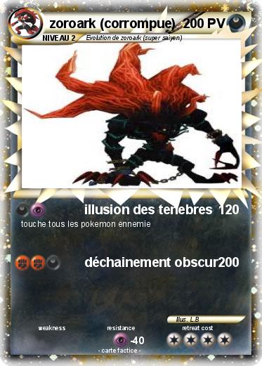 Pokemon zoroark (corrompue)