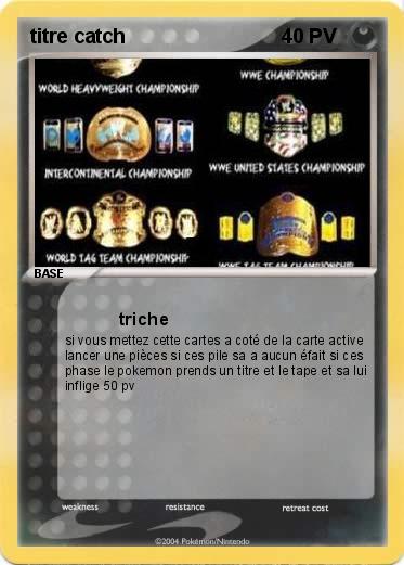 Pokemon titre catch