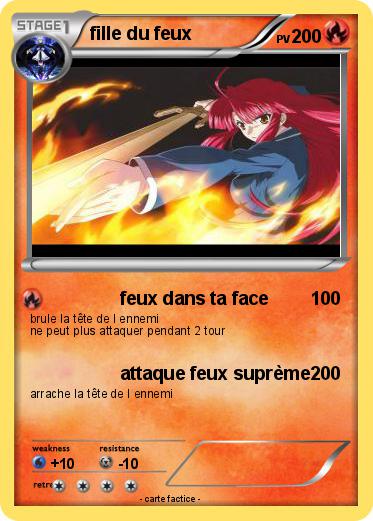 Pokemon fille du feux