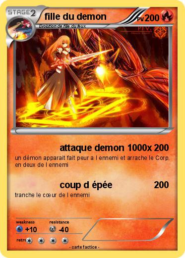 Pokemon fille du demon