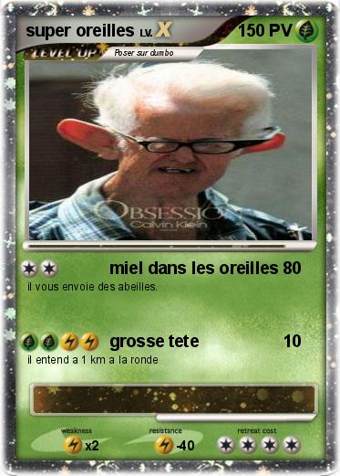 Pokemon super oreilles