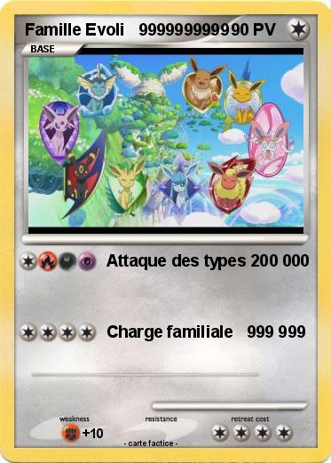 Pokemon Famille Evoli   9999999999