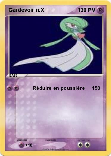 Pokemon Gardevoir n.X