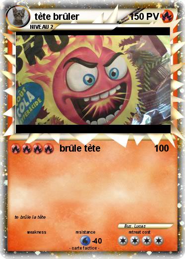 Pokemon tète brûler