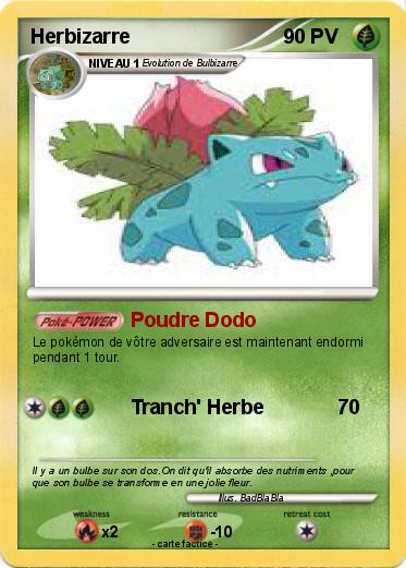 Pokemon Herbizarre