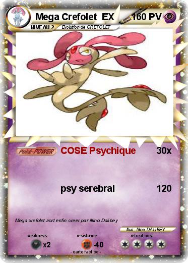 Pokemon Mega Crefolet  EX