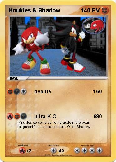 Pokemon Knukles & Shadow