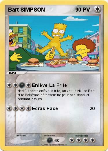 Pokemon Bart SIMPSON