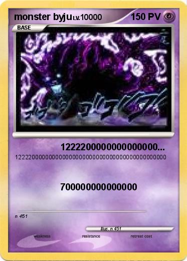 Pokemon monster byju