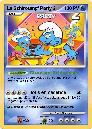Pokemon La Schtroumpf Party 2