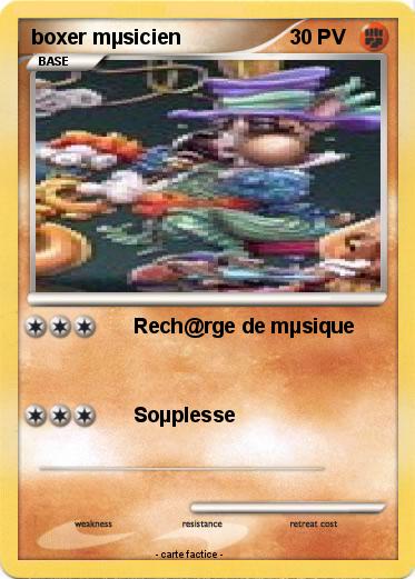 Pokemon boxer mµsicien
