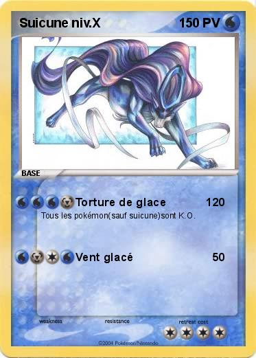 Pokemon Suicune niv.X              