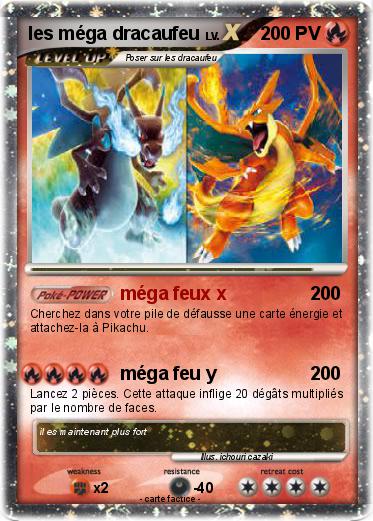 Pokemon les méga dracaufeu
