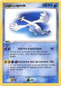Lugia Légende Lugia Légende