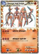 Deoxys tout forme Deoxys tout