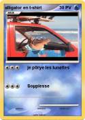 alligator en t-shirt alligator en