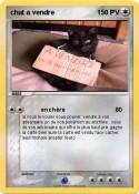 chat a vendre