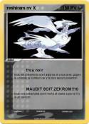 reshiram nv X