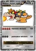 bowser sticker royal bowser sticker