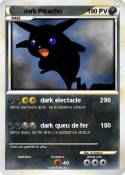 dark Pikachu dark Pikachu