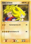 Goku et Sonic Goku et Sonic