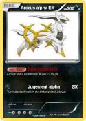 Arceus alpha EX