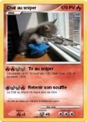 Chat au sniper