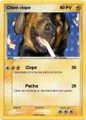 Chien clope