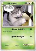 chat buveur