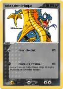 cobra demoniaque cobra