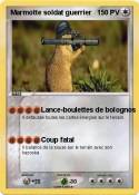 Marmotte soldat