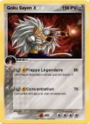 Goku Sayen X