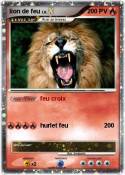 lion de feu