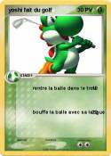 yoshi fait du